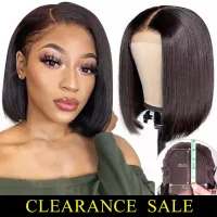 black closure bob