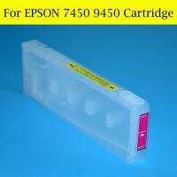 T6121 T6122 T6123 T6124 8ชิ้น/ล็อตตลับหมึกรีฟิล T6128สำหรับ Epson Stylus Pro 7450 9450เครื่องพิมพ์ด้วยชิปที่รีเซ็ตได้