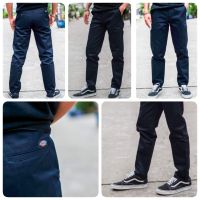 Dickies กางเกงดิกกี้ขากระบอกเล็กกึ่งเดฟ 4กระเป๋า มี2สี ยอดฮิตตลอดกาล ผ้าchino เวสปอยด์