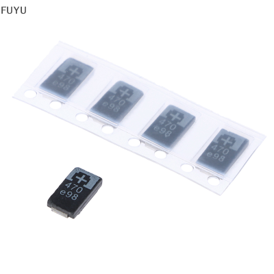 FUYU 5 pcs 2R5TPE470M9 470 2.5V 470uF SMD tantalum Capacitor tantalum Polymer Capacitors