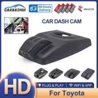 ใหม่รถ DVR HD WiFi Dash CAM กล้องสำหรับ Toyota RAV4 C-HR Highlander Camry Corolla n kluger I zoa ALPHARD VELLFIRE Avalon