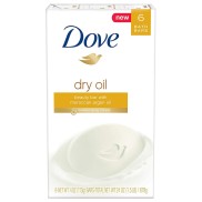 Bộ 6 cục xà bông Dove Beauty Bar Dry Oil 113gx6 Mỹ
