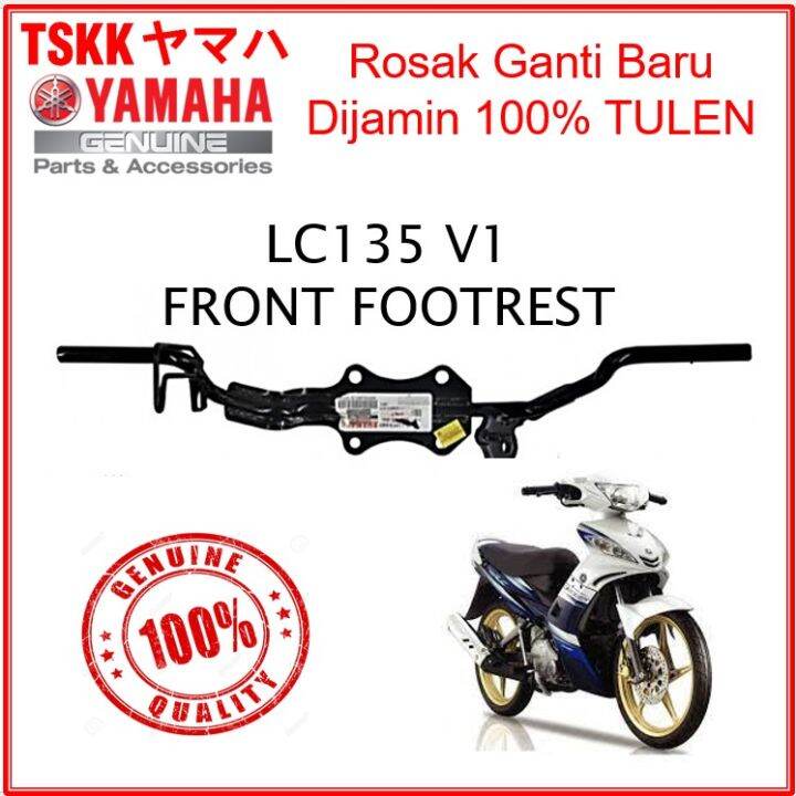 YAMAHA LC135 V1 100 Original Front Footrest Pemijak Kaki Depan LC 1S8