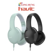 Tai nghe chụp tai có dây Havit H100D - Hàng chính hãng - Màng loa lớn 40 mm