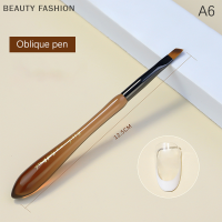 BEAUTY FASHION Gourd Resin Handle Nail Art Brush ภาพวาดภาพวาดโปแลนด์แปรงปากกาเครื่องมือ