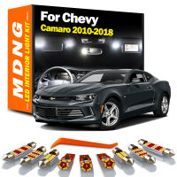 Mdng 8pcs CANbus LED ชุดไฟภายในสำหรับ Chevrolet Chevy Camaro 2010-2014 2015 2016 2017 2018 Dome Trunk โคมไฟรถ Access s