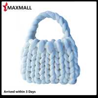 ?Quick Arrival?Shoulder Bag Hand-woven Female Casual Tote Icelandic Wool Fashion Soft Lightweight Breathable Holiday Gifts for Work School?Arrive 1-3 Days?