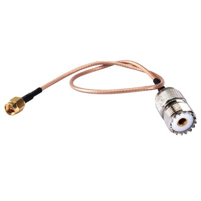 Handheld Antenna Cable SMA male to UHF SO-239 Female Connectors