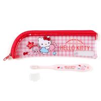 ชุดแปรงสีฟัน พร้อมเคสใส่ของ ลาย Hello Kitty kt / Hello Kitty / HelloKitty