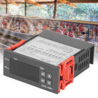 เครื่องควบคุมความชื้นหน้าจอ LED ไฮโกรมิเตอร์ Digital Dehumidification Humidification Controller 220VAC