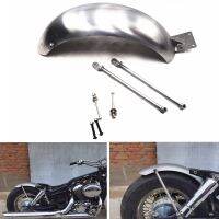 For Honda SHADOW 400 750 Silvery Handmade Rear Wheel Fender Plate Mudguard Guard Flap Cover With Bracket