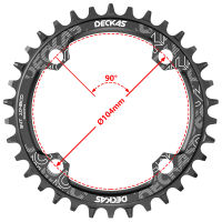 104BCD รอบแคบกว้าง Chainring MTB จักรยานเสือภูเขาจักรยาน104BCD 32ครั้ง34ครั้ง36ครั้ง38ครั้ง Crankset แผ่นฟันชิ้นส่วน104 BCD