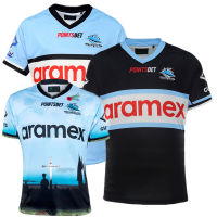 2022 2023 cronulla sharks Anzac Heritage Rugby JERSEY ออสเตรเลีย sharks Man Away Rugby shirt jerseys