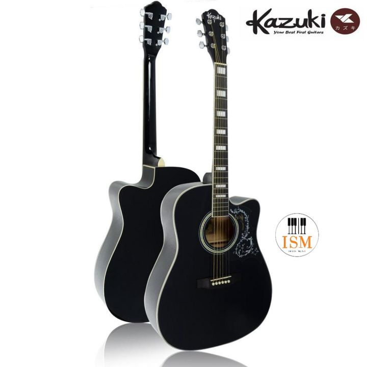 kazuki-กีต้าร์โปร่ง-ชายเว้า-41-acoustic-guitar-41-cutaway-รุ่น-dlkz-41c