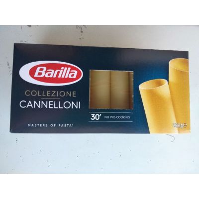 🔷New Arrival🔷 Barilla Cannelloni พาสต้าทรงกระบอกใหญ่กลวง  บาร์ล่า 250กรัม  🔷🔷