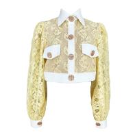 LILALY YELLOW LACE JACKET