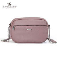 David Jones ปารีสผู้หญิงกระเป๋าหนัง Pu Crossbody กระเป๋าถือหญิงกระเป๋าสะพายไหล่ผู้หญิงขนาดเล็ก83006