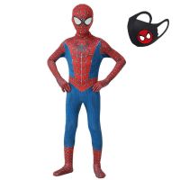 Captain America Spiderman Children Halloween Party Christmas Purim Carnival Costume Fantasia Superhero Cosplay Costume with Mask