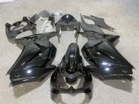 หน้ากากรถจักรยานยนต์เหมาะสำหรับ Kawasaki Ninja 250 08-12 EX250 ZX250 2008 2009 2010 2011แฟริ่ง2012สีดำสดใส