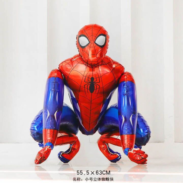 super-hero-3d-ฟอยล์-spiderman-ลูกโป่ง-32-นิ้ววันเกิดบอลลูนวันเกิดอุปกรณ์ตกแต่งของขวัญเด็ก-baby-shower-iewo9238