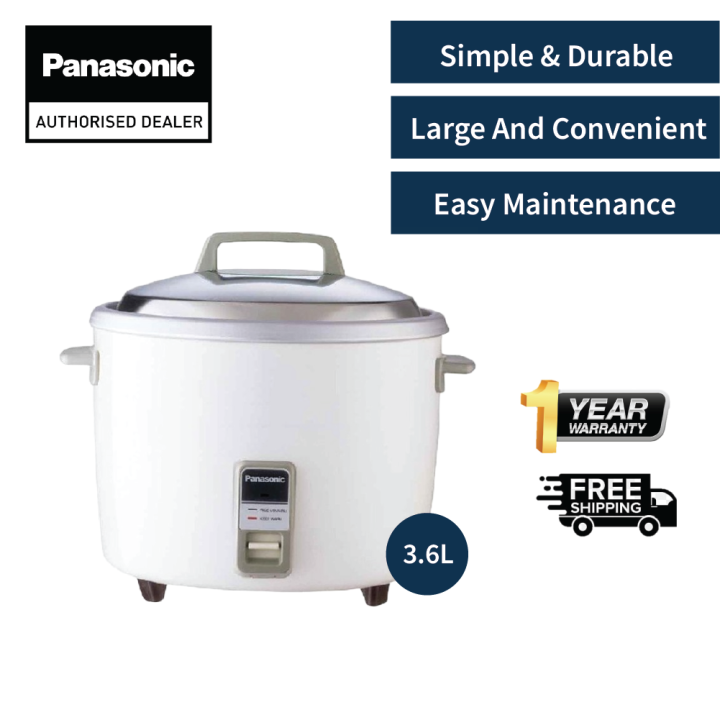 Panasonic SRWN36 Large 3.6L Conventional Rice Cooker SRWN36WSKN Lazada