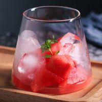 300ml High Beauty  High Borosilicate  High Temperature Resistant Glass Cup  Home Fuji Mountain Cup  Water Cup  Glass Cup