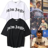 (Spot) Palm Angels Chaogene High Street Men and Women Worship PA Letter Short Sleeve Boxing Trend T-shirt