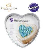 Wilton 2105-607 Decorator Preferred Heart Pan 12 X 2 Inch. / พิมพ์เค้ก