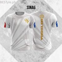 Tau Gamma Phi Triskelion Fratshirt Men T-shirt Sinag Design Full Sublimation Shirt Sports Tee comfortable