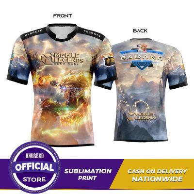 BADANG FIST OF ZEN Mobile Legends Full Sublimation Tshirt Premium Quality