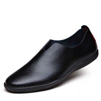 Italian Summer Shoes Men Casual Luxury Brand Genuine Leather Loafers Men Breathable Boat Shoes Moccasins Zapatos Hombe