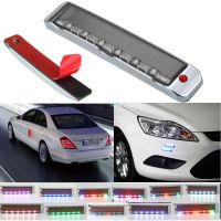 MileAuto แสงสัญญาณไฟกะพริบด้านข้างรถยนต์พลังงานแสงอาทิตย์7สีมีไฟสัญญาณ LED ทันสมัยและปลอดภัย