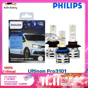 Philips Ultinon Pro3100 LED T10 W5W 6500K Cool White New Style Car  Interior/parking Light Turn Signals Lamps 11961CU31B2, Pair