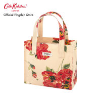 Cath Kidston Small Bookbag Archive Rose Peach/Red กระเป๋า กระเป๋าถือ กระเป๋าลายดอกไม้ กระเป๋าสีแดง กระเป๋าแคทคิดสตัน