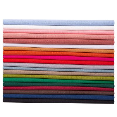 100 Linen Fabric Material For Shirt Apron Curtain Sewing DIY Handmade Pure, 158 Colors,1000MColour in Stock , Bulk Purchases
