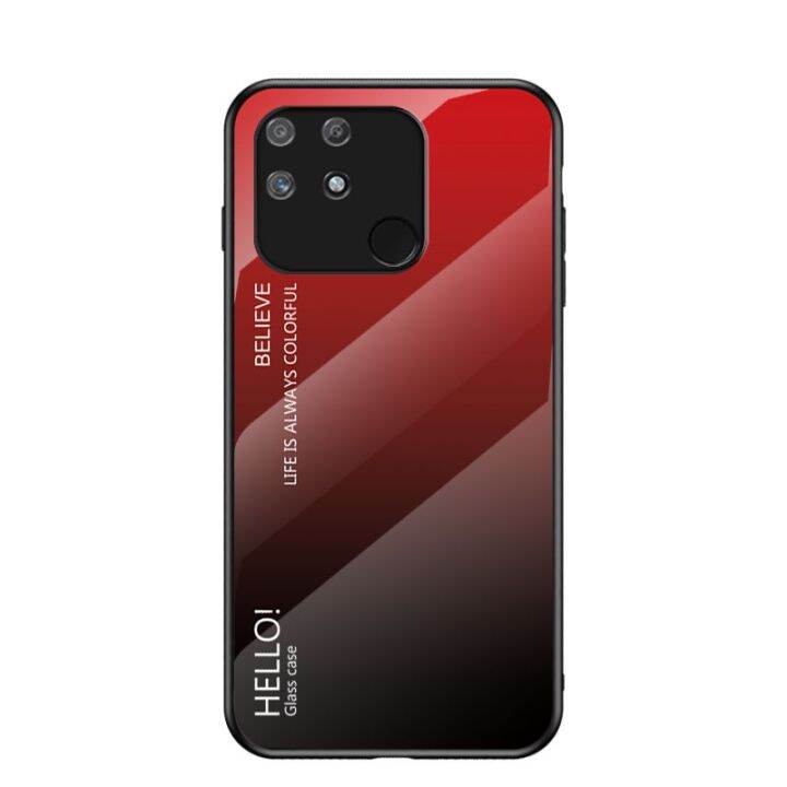 สำหรับ-realme-narzo-50a-เคสโทรศัพท์-realme-narzo-50a-กระจกเทมเปอร์เคสกรอบ-tpu-แบบนุ่มป้องกันแบบแข็งกันกระแทกแฟชั่นฝาหลัง