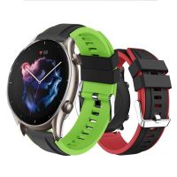 ☁ สำหรับ Huami Amazfit GTR 3 Pro สาย GTR3 GTR 2 2e esIM GTR 47 มม.สายรัดข้อมือซิลิโคนสร้อยข้อมือนาฬิกา 22 มม.