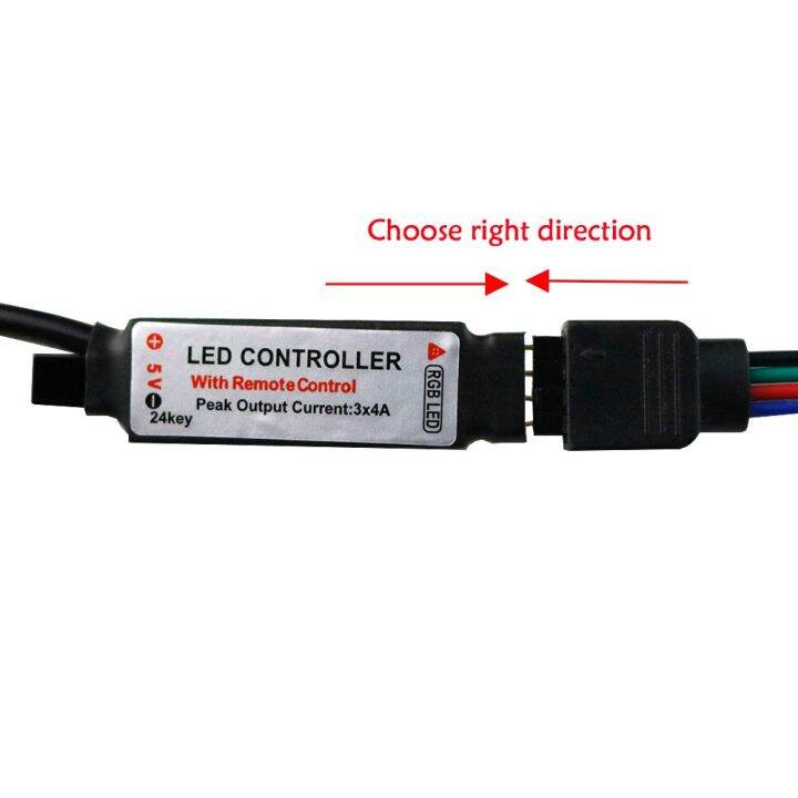 yingke-5v-24v-usb-rgb-ตัวควบคุมไฟ-led-rf-3key-ir-17key-24key-ไฟ-led-rgb-4-pin-อินเตอร์เฟซ-usb-สำหรับ5050-2835-3528-rgb-แถบ-led-usb