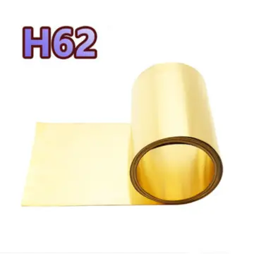 0.1 0.2 0.5 0.8 mm Thickness Brass Sheet Metal Thin Plate Foil 100x100mm