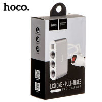 Hoco Z13 หัวชาร์จรถยนต์ ที่ชาร์จในรถ 2.1A Car Charger 2 USB ที่ชาร์จมือถือบนรถ มาพร้อมพร้อมจอ LCD ของแท้ 100%