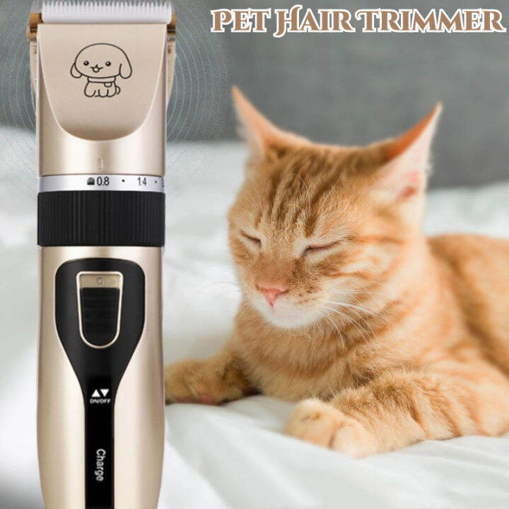Electric Cat Hair Clipper for Thick Coat Cordless Puppy Grooming