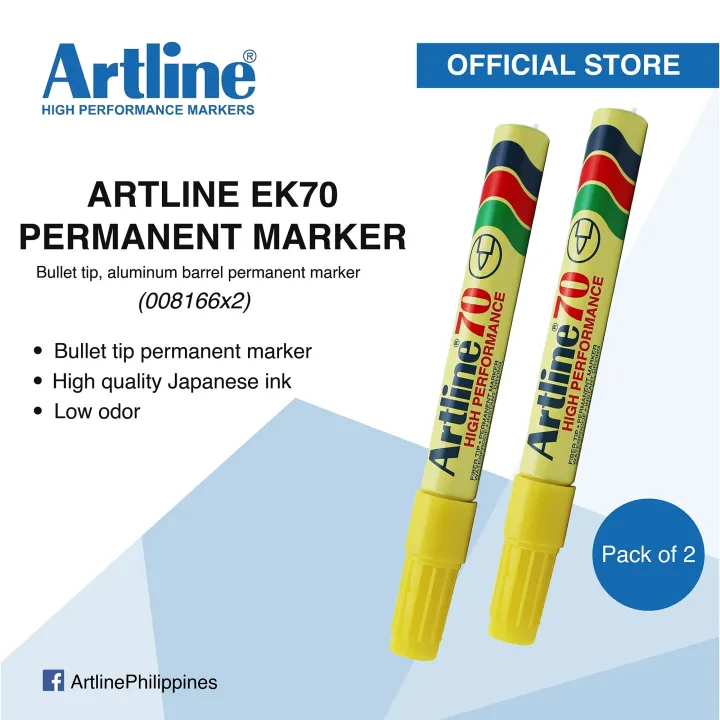 ARTLINE Permanent Marker EK70 Pack of 2 Lazada PH