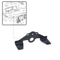 เหมาะสำหรับ Kawasaki Ninja Ninja Z400 Head Lamp Head Cover Connection Frame Black Aluminium Alloy Fixed Small cket