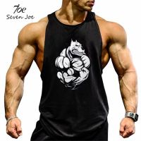 Seven Joe Cotton Gym Tank Tops Men Sleeveless Tanktops For Boys Bodybuilding Clothing Undershirt Fitness Stringer workout Vest