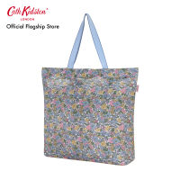 Warm Cream Vale Floral Large Foldaway Tote กระเป๋า กระเป๋าถือ กระเป๋าสีครีม กระเป๋าแคทคิดสตัน