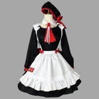 Original god anime game cos clothing Noelle soft sister dress bow loli maid clothes large size