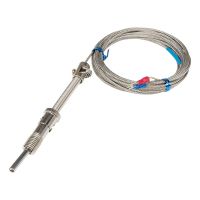 New Product FTARS01 K E Type 5M Metal Braided Cable M12 Pressure Spring 32Mm Sleeve Length Thermocouple Temperature Sensor WRNT WRET