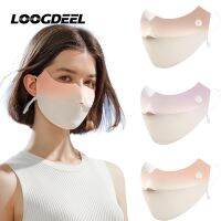 【CC】 LOOGDEEL UPF50  Protection Silk Face Cycling Anti-UV Breathable Bandana Hunting Sport Scarf