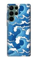 เคสมือถือ Samsung Galaxy S22 Ultra ลายAesthetic Storm คลื่นมหาสมุทร Aesthetic Storm Ocean Waves Case For Samsung Galaxy S22 Ultra