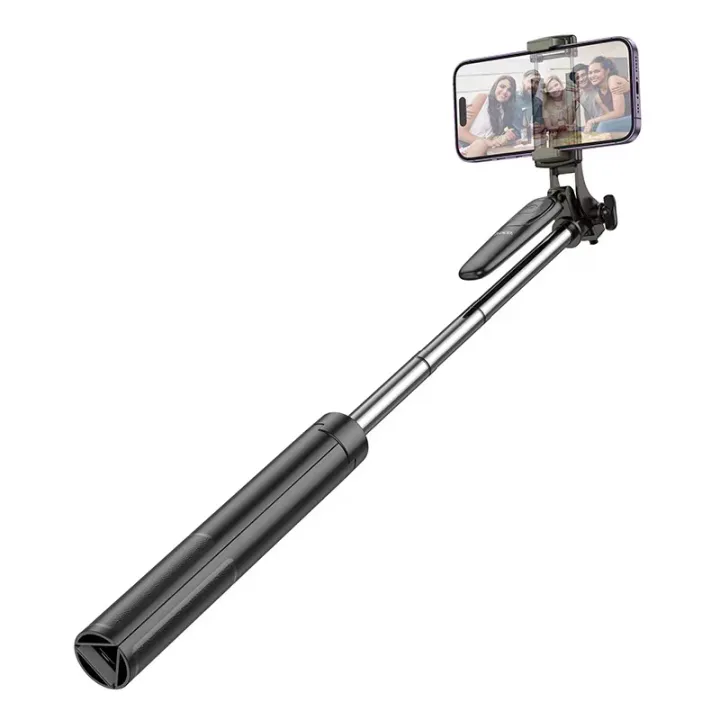 selfie-stick-hoco-k19-ไม้เซลฟี่-ยืดได้ถึง-1-57-เมตร-มีรีโมทเชื่อมต่อผ่านบลูทูธ-แท้100